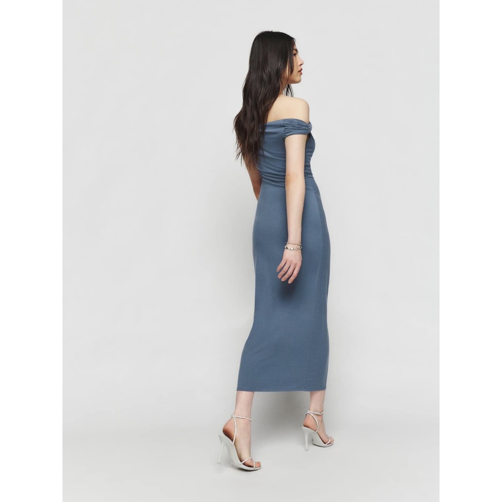 Reformation Jamen Knit Dress in Flint Size S - Picture 3 of 10